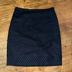Sweet Salt modest clothing polka dot xl business casual pencil skirt